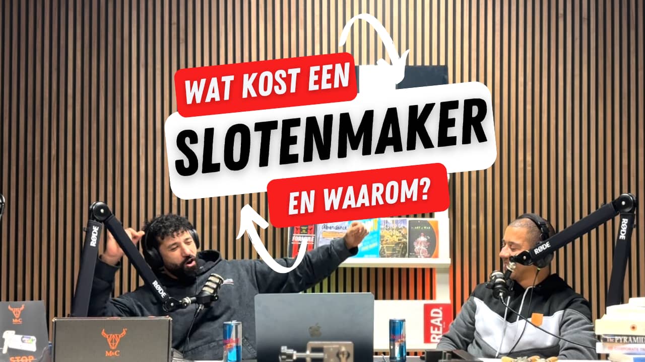 Podcast over slotenmakers en kostenbespreking.