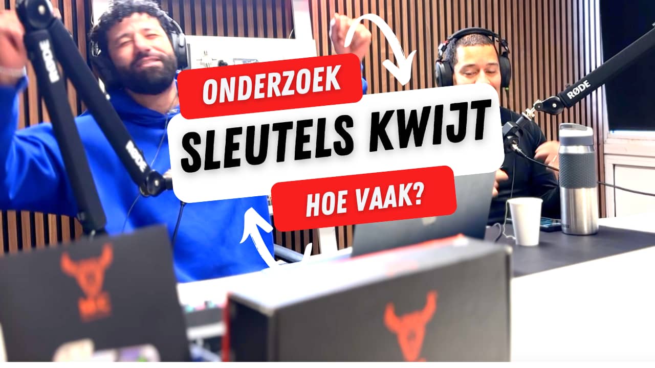 Podcast over vaak sleutels verliezen.