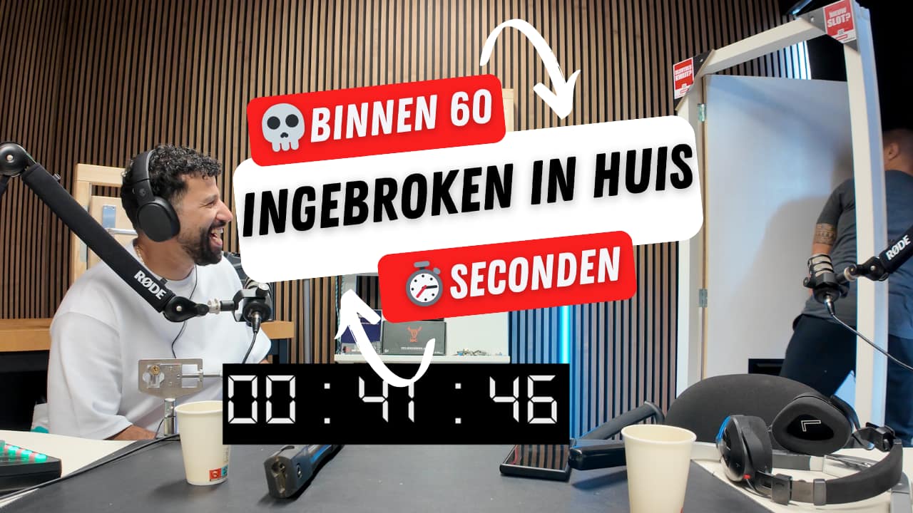 Podcast over snel inbreken in huis.