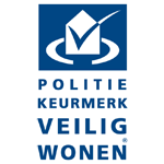 Logo Politiekeurmerk Veilig Wonen.
