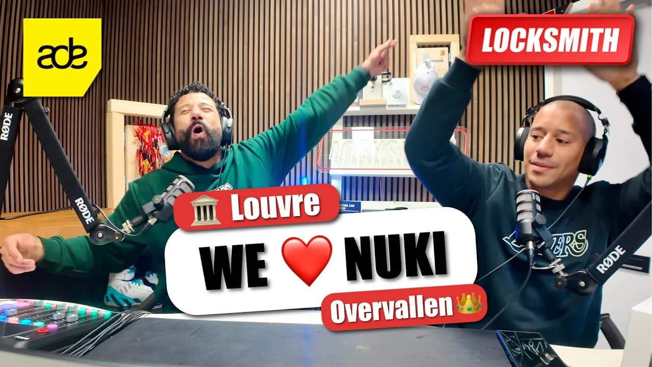 locksmith Podcast over Nuki & diefstal in het Louvre en het slotenmakers onderzoek