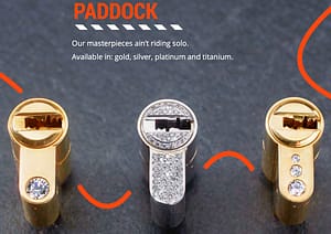 M&C Slot Paddock met Diamanten en goud bij www.locksmith.nl