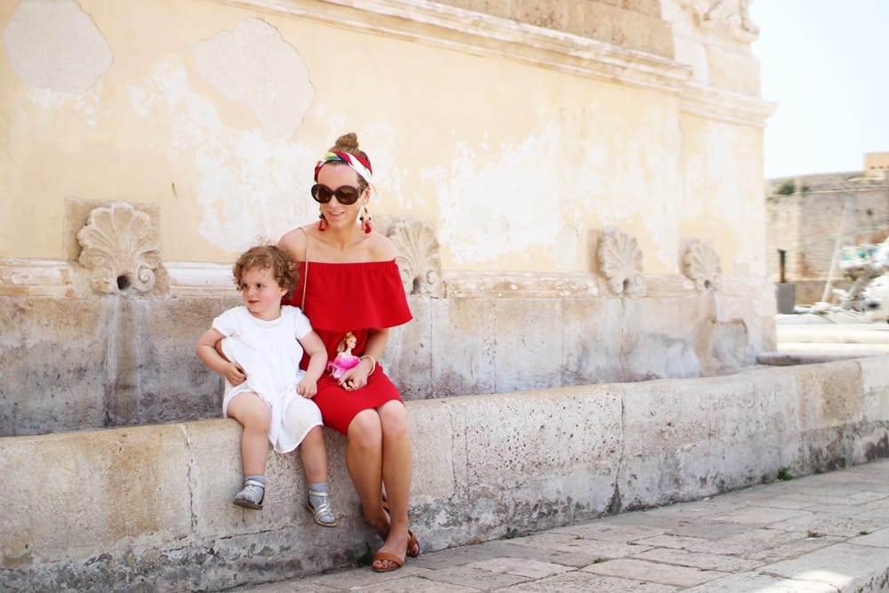 Costes Red Off Shoulder Dress (6)