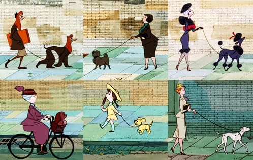 101 dalmatiers honden en hun baasje