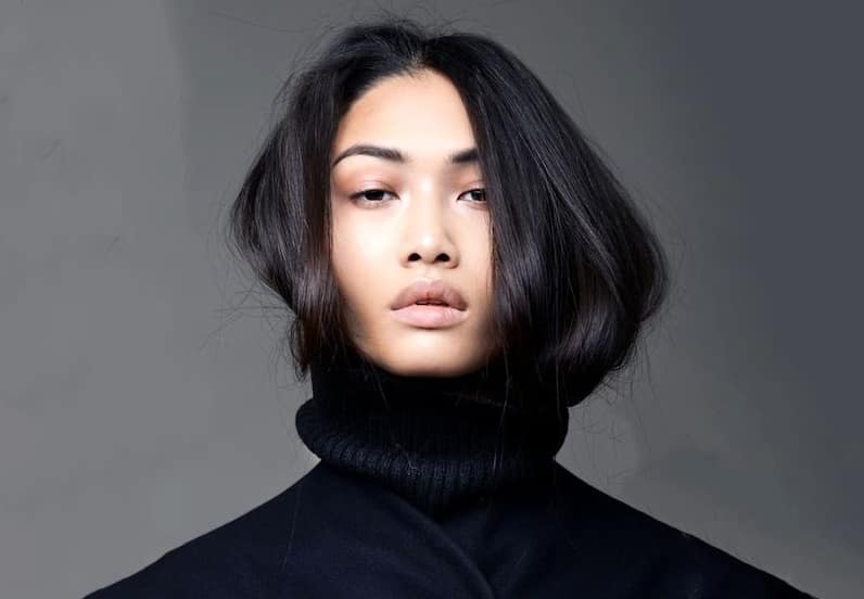 Haar trend 2025: Tucked in hair