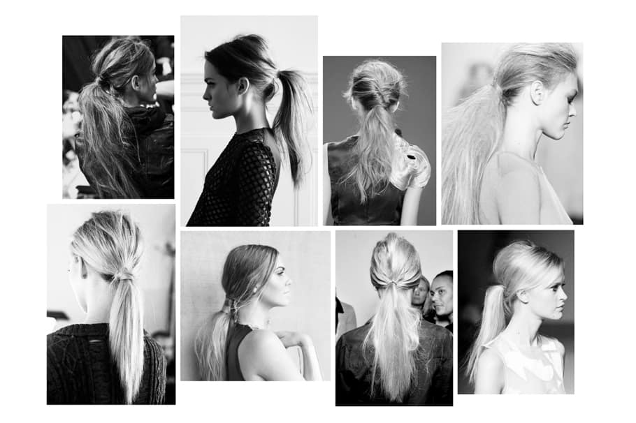 Messy ponytail inspiration - DEF