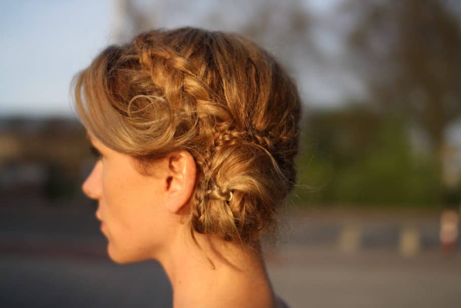 Braided updo Tessted