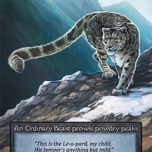 Image of the single card: Snow Leopard - Beta (B)