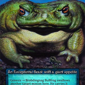 Image of the single card: Brobdingnag Bullfrog - Beta (B)