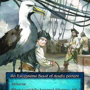 Image of the single card: Accursed Albatross - Beta (B)