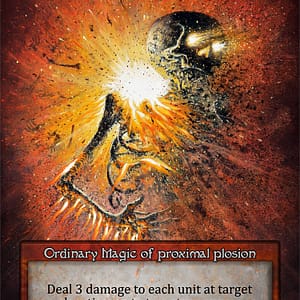 Image of the single card: Minor Explosion - Beta (B)