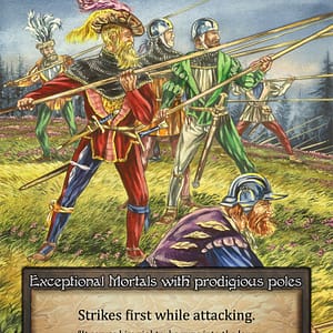 Image of the single card: Albespine Pikemen - Beta (B)