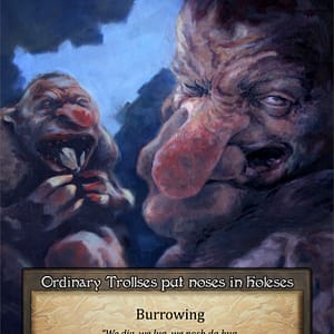 Image of the single card: Cave Trolls - Beta (B)