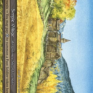 Image of the single card: Simple Village - Beta (B)