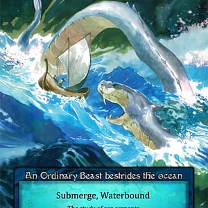 Image of the single card: Sea Serpent - Beta (B)