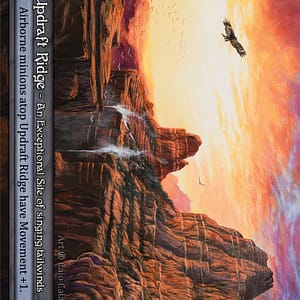 Image of the single card: Updraft Ridge - Beta (B)
