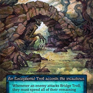 Image of the single card: Bridge Troll - Beta (B)