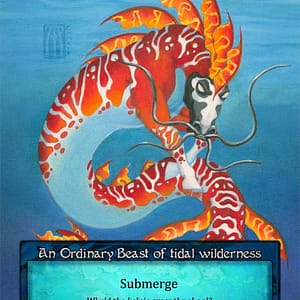 Image of the single card: Coral-Reef Kelpie - Beta (B)