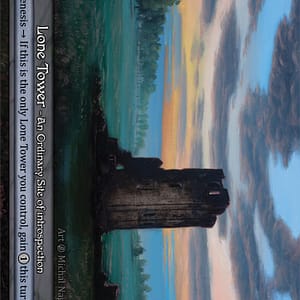 Image of the single card: Lone Tower - Beta (B)