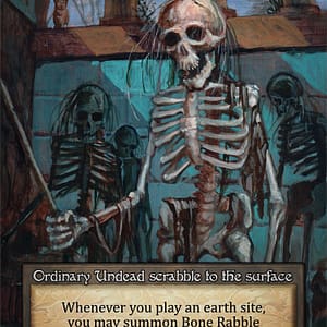 Image of the single card: Bone Rabble - Beta (B)