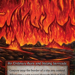 Image of the single card: Wall of Fire - Beta (B)