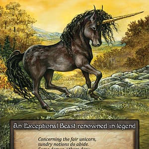 Image of the single card: Autumn Unicorn - Beta (B)