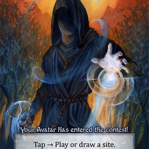 Image of the single card: Sorcerer - Beta (B)