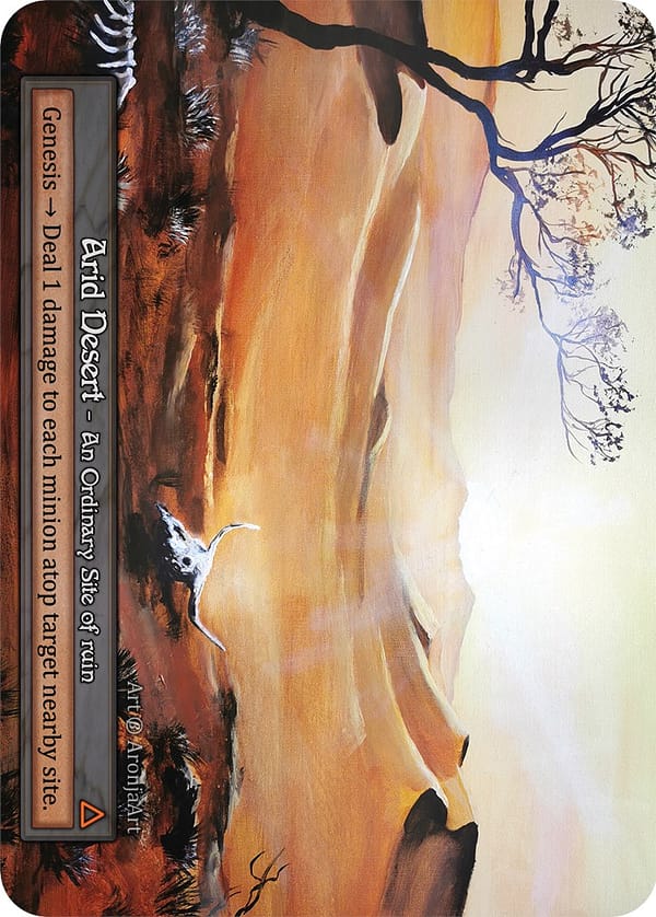 Image of the single card: Arid Desert - Beta (B)