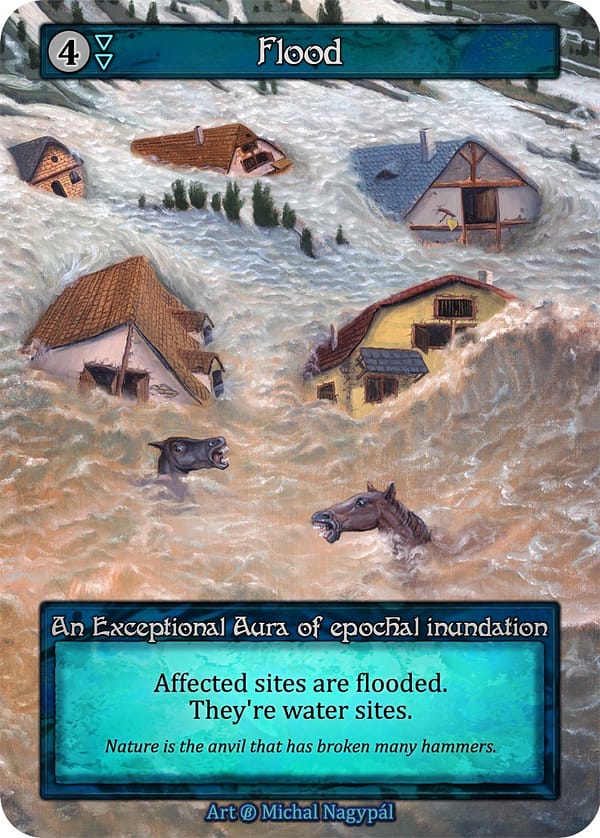 Image of the single card: Flood - Beta (B)