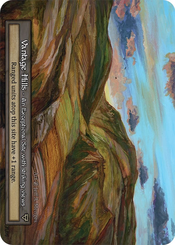 Image of the single card: Vantage Hills - Beta (B)