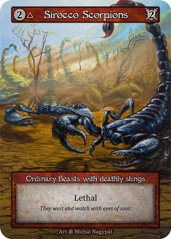 Image of the single card: Sirocco Scorpions - Beta (B)