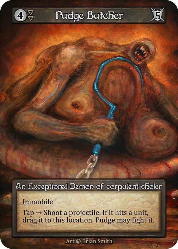 Image of the single card: Pudge Butcher - Beta (B)