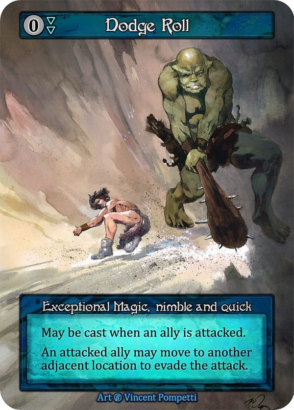 Image of the single card: Dodge Roll - Beta (B)