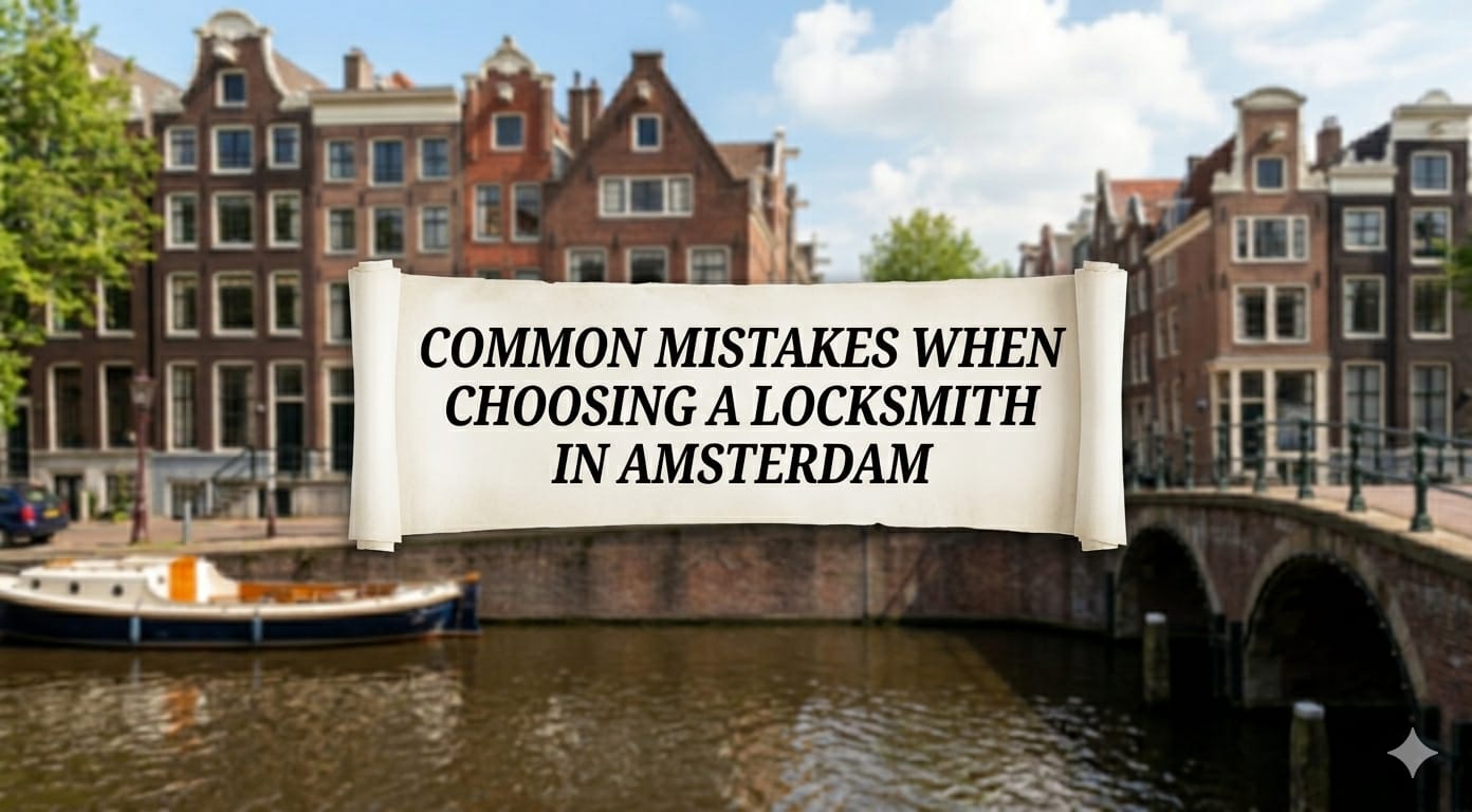 Common Mistakes When Choosing a Locksmith in Amsterdam