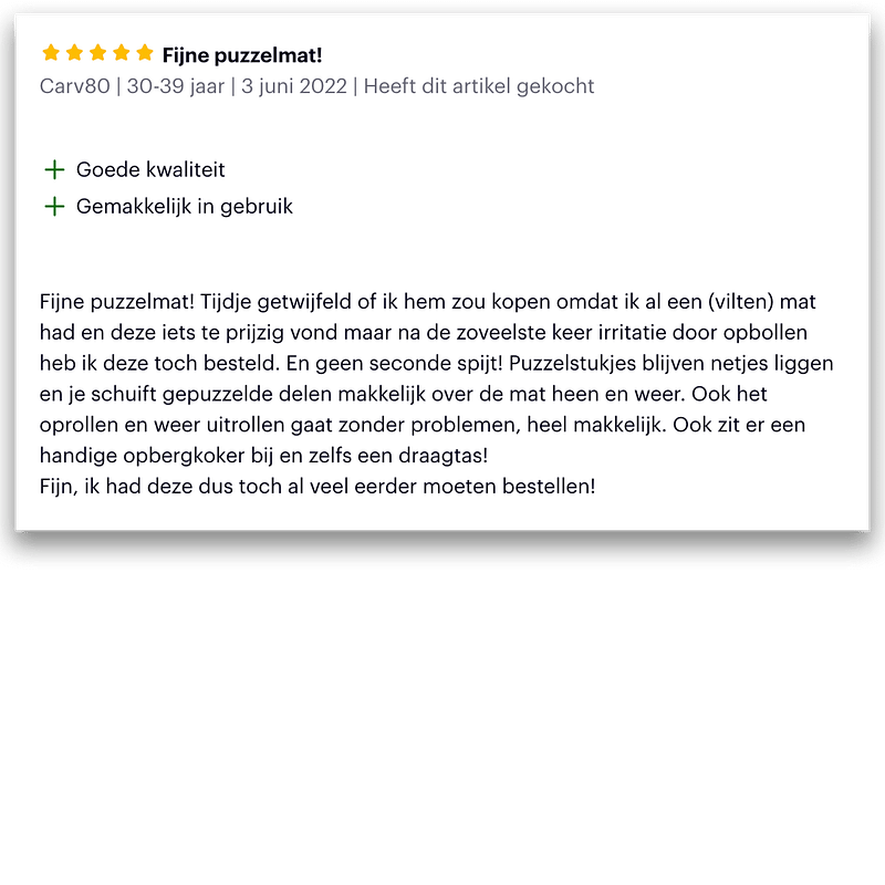 Puzzelmat kopen